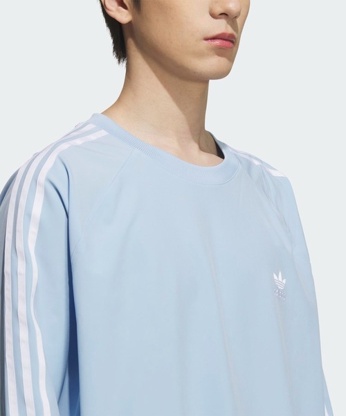 adidas(アディダス)の「プルオーバー トラックトップ / アディダスオリジナルス adidas Originals(スウェット・メンズ・ブラック/ブルー/ホワイト・LARGE/MEDIUM/SMALL/X-SMALL/XX-LARGE/3XL/X-LARGE)」の13枚目の写真