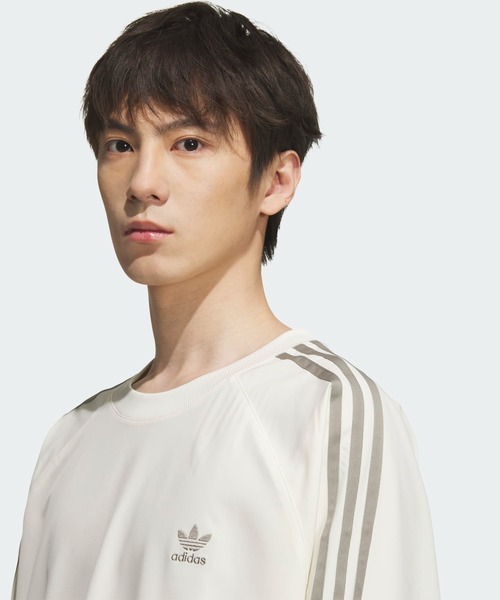adidas(アディダス)の「プルオーバー トラックトップ / アディダスオリジナルス adidas Originals(スウェット・メンズ・ブラック/ブルー/ホワイト・LARGE/MEDIUM/SMALL/X-SMALL/XX-LARGE/3XL/X-LARGE)」の5枚目の写真