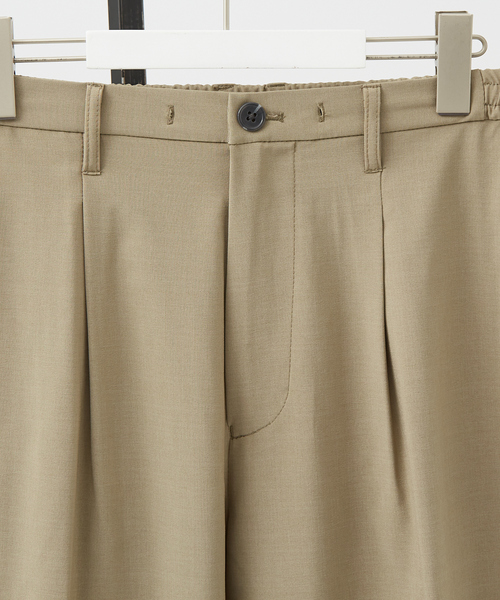 ABAHOUSE（アバハウス）の「【セットアップ対応】1タックテーパード イージーパンツ / イージーケア / ストレッチ（その他パンツ・メンズ・ベージュ/ネイビー/ブラック・44/46/48）」の14枚目の写真
