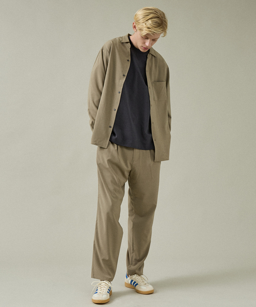 ABAHOUSE（アバハウス）の「【セットアップ対応】1タックテーパード イージーパンツ / イージーケア / ストレッチ（その他パンツ・メンズ・ベージュ/ネイビー/ブラック・44/46/48）」の16枚目の写真