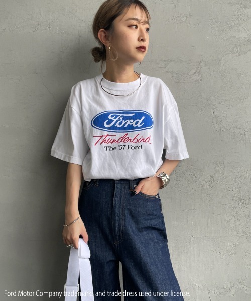 tシャツ 「GOOD ROCK SPEED / グッドロックスピード」FordロゴTEE：Tシャツ レディース B.C STOCK tシャツ GOOD ROCK SPEED/グッドロックスピード FORD