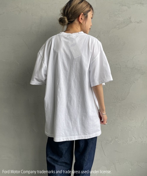 GOOD ROCK SPEED（グッドロックスピード）の「[GOOD ROCK SPEED/グッドロックスピード] FORD ロゴプリントTシャツ（THUNDERBIRD）（Tシャツ/カットソー・レディース・ホワイト・F）」の13枚目の写真