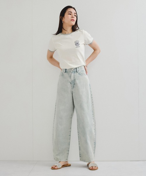 GUESS JEANS（ゲスジーンズ）の「【GUESS(ゲス)】SLIM STAMP HEATHER TEE（Tシャツ/カットソー・レディース・ホワイト系その他2/ブルー系その他6・FREE）」の13枚目の写真