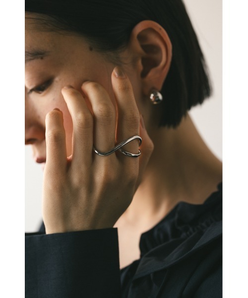 STYLEMIXER（スタイルミキサー）の「コネクトダブルリング（リング・レディース・ゴールド/シルバー・FREE）」の2枚目の写真