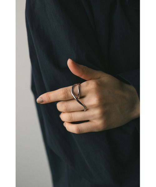 STYLEMIXER（スタイルミキサー）の「コネクトダブルリング（リング・レディース・ゴールド/シルバー・FREE）」の3枚目の写真