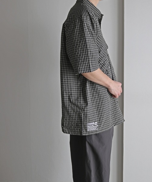 COURO（コウロ）の「【FOXRUN/フォックスラン】 All-purpose Short sleeve Shirt（シャツ/ブラウス・メンズ・ブラウン/ブルー/ブラック・L/M）」の13枚目の写真