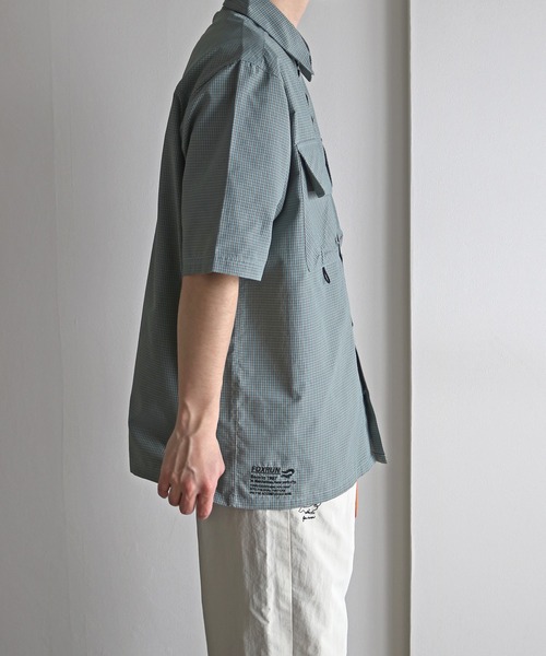 COURO（コウロ）の「【FOXRUN/フォックスラン】 All-purpose Short sleeve Shirt（シャツ/ブラウス・メンズ・ブラウン/ブルー/ブラック・L/M）」の11枚目の写真