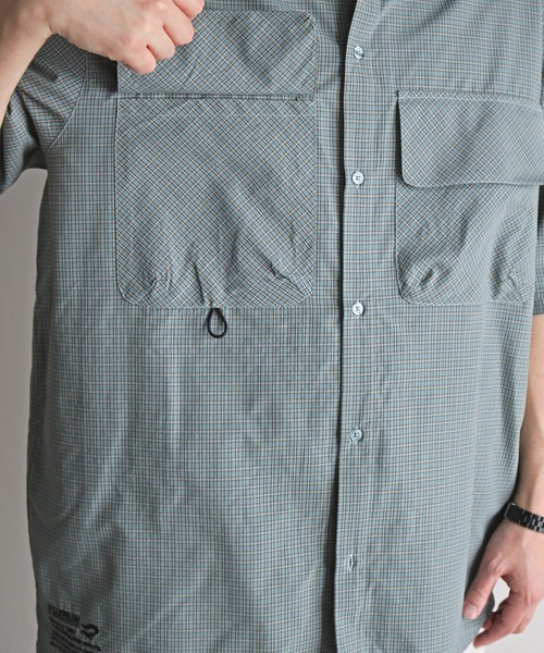 COURO（コウロ）の「【FOXRUN/フォックスラン】 All-purpose Short sleeve Shirt（シャツ/ブラウス・メンズ・ブラウン/ブルー/ブラック・L/M）」の5枚目の写真