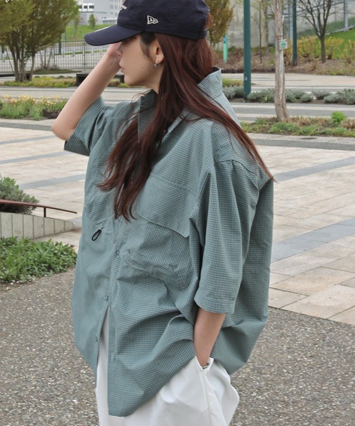 COURO（コウロ）の「【FOXRUN/フォックスラン】 All-purpose Short sleeve Shirt（シャツ/ブラウス・メンズ・ブラウン/ブルー/ブラック・L/M）」の18枚目の写真