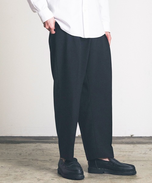 Magine（マージン）の「ワンタックワイドクロップドスラックス（スラックス・メンズ・カーキ/トップグレー/ブラック/ダークベージュ/ベージュ・マルチサイズ）」の10枚目の写真