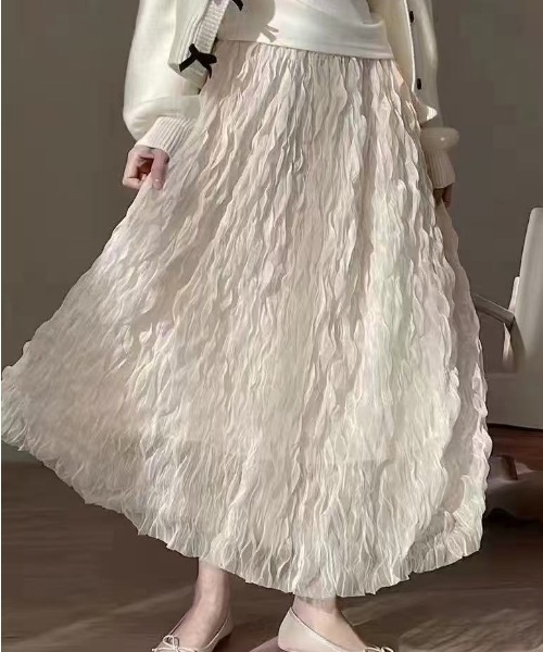 Ada.（エイダ）の「ウェーブチュール フレアスカート（スカート・レディース・ブラック/アイボリー・FREE）」の20枚目の写真