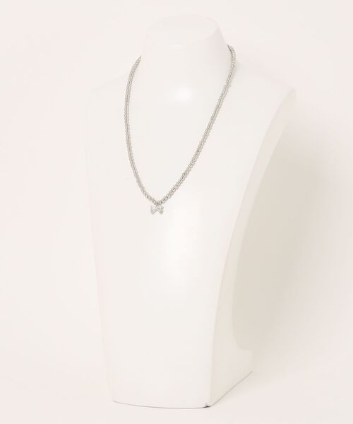 FOREVER 21（フォーエバー トゥエンティーワン）の「ミニリボンネックレス（ネックレス・レディース・ゴールド/シルバー・FREE）」の7枚目の写真