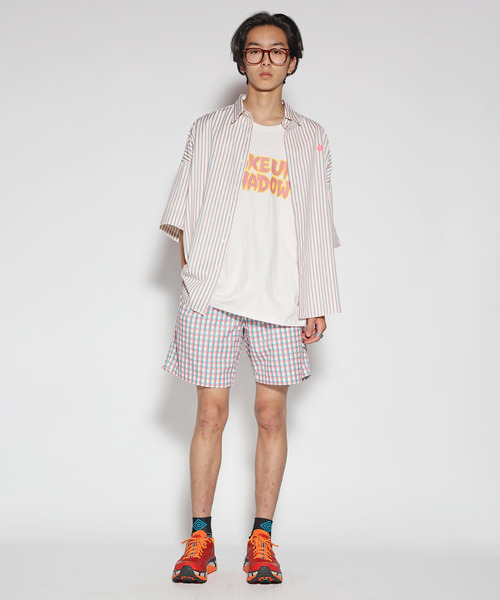 ALDIES(アールディーズ)の「Stripe Shirts / ストライプシャツ(シャツ/ブラウス・メンズ・イエロー/ピンク/バーガンディー・MEDIUM/LARGE)」の3枚目の写真