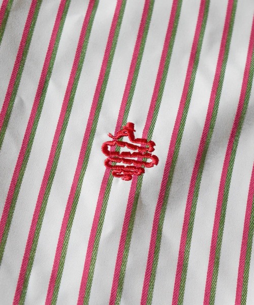 ALDIES(アールディーズ)の「Stripe Shirts / ストライプシャツ(シャツ/ブラウス・メンズ・イエロー/ピンク/バーガンディー・MEDIUM/LARGE)」の20枚目の写真