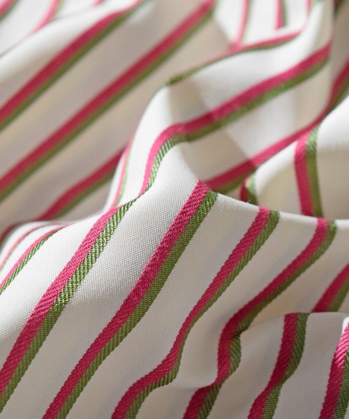 ALDIES(アールディーズ)の「Stripe Shirts / ストライプシャツ(シャツ/ブラウス・メンズ・イエロー/ピンク/バーガンディー・MEDIUM/LARGE)」の21枚目の写真