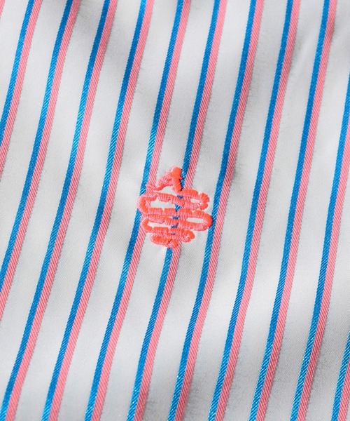 ALDIES(アールディーズ)の「Stripe Shirts / ストライプシャツ(シャツ/ブラウス・メンズ・イエロー/ピンク/バーガンディー・MEDIUM/LARGE)」の14枚目の写真