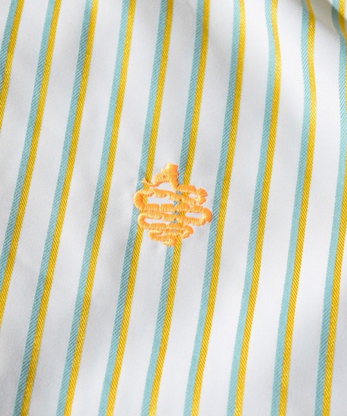 ALDIES(アールディーズ)の「Stripe Shirts / ストライプシャツ(シャツ/ブラウス・メンズ・イエロー/ピンク/バーガンディー・MEDIUM/LARGE)」の8枚目の写真