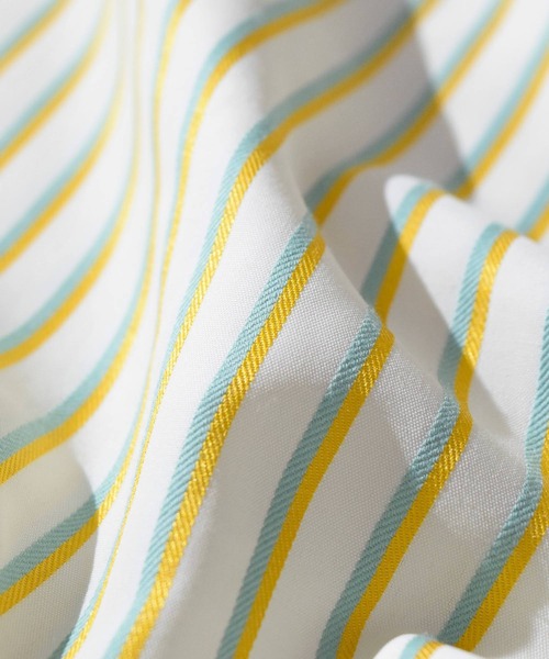 ALDIES(アールディーズ)の「Stripe Shirts / ストライプシャツ(シャツ/ブラウス・メンズ・イエロー/ピンク/バーガンディー・MEDIUM/LARGE)」の9枚目の写真