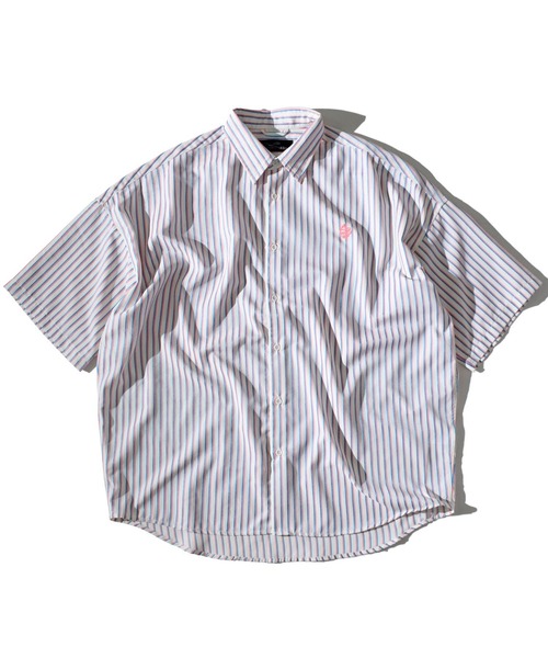 ALDIES(アールディーズ)の「Stripe Shirts / ストライプシャツ(シャツ/ブラウス・メンズ・イエロー/ピンク/バーガンディー・MEDIUM/LARGE)」の10枚目の写真