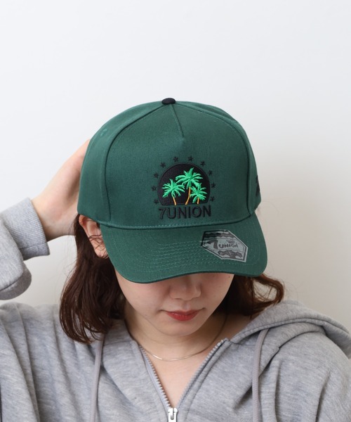 7Union(セブンユニオン)の「7UNION THE ISLAND ヤシの木刺繍 5パネルキャップ(キャップ・メンズ・ネイビー/グリーン・FREE)」の12枚目の写真