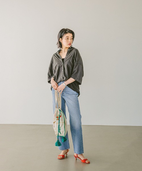 BAYFLOW（ベイフロー）の「[片手で簡単着脱可♪]スエードアンクルストラップサンダル（サンダル・レディース・レッド/ブラック/ブラウン・MEDIUM/LARGE）」の4枚目の写真