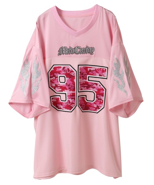 Candy Stripper（キャンディストリッパー）の「PEPEFLAGE NUMBERING トップス（Tシャツ/カットソー・レディース・ブラック/ピンク/ブラウン・FREE）」の21枚目の写真