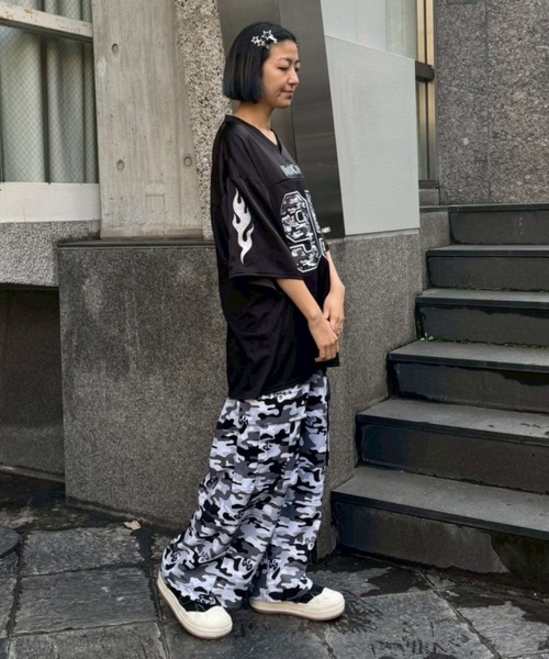 Candy Stripper（キャンディストリッパー）の「PEPEFLAGE NUMBERING トップス（Tシャツ/カットソー・レディース・ブラック/ピンク/ブラウン・FREE）」の17枚目の写真