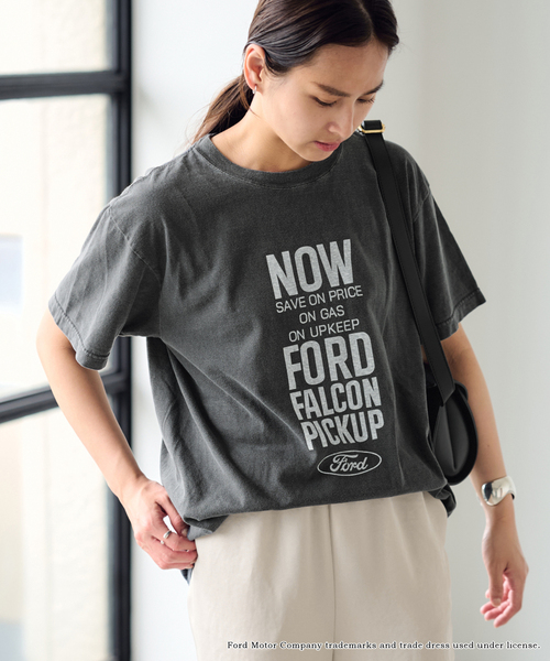 FRAMeWORK（フレームワーク）の「GOOD ROCK SPEED/グッドロックスピード FORD 別注T（Tシャツ/カットソー・レディース・スミクロ/ホワイト・FREE）」の8枚目の写真
