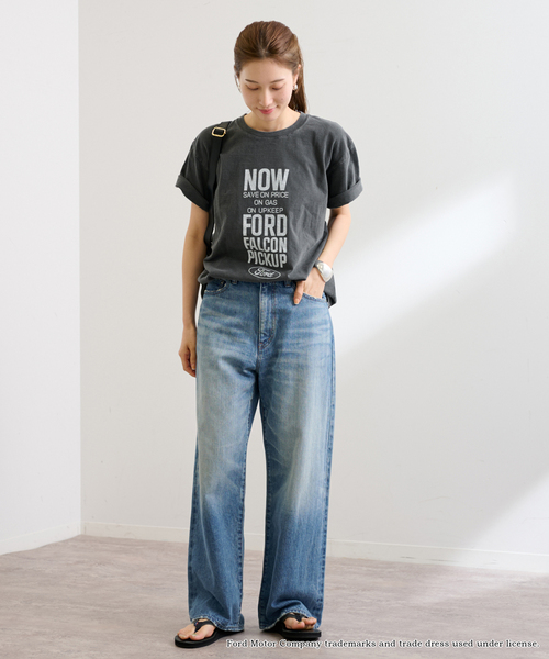 FRAMeWORK（フレームワーク）の「GOOD ROCK SPEED/グッドロックスピード FORD 別注T（Tシャツ/カットソー・レディース・スミクロ/ホワイト・FREE）」の12枚目の写真