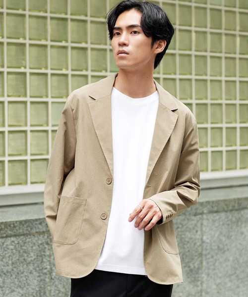 jiggys shop(ジギーズショップ)の「ドットメッシュ サマー テーラードジャケット(テーラードジャケット・メンズ・ブラック/ネイビー/グレー/ベージュ・MEDIUM/LARGE/X-LARGE)」の4枚目の写真