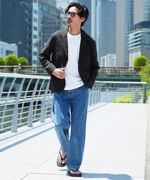 jiggys shop(ジギーズショップ)の「ドットメッシュ サマー テーラードジャケット(テーラードジャケット・メンズ・ブラック/ネイビー/グレー/ベージュ・MEDIUM/LARGE/X-LARGE)」の12枚目の写真