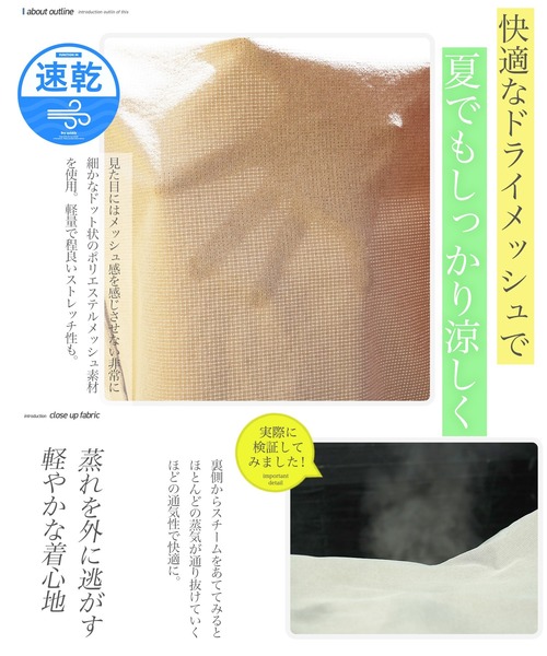 jiggys shop(ジギーズショップ)の「ドットメッシュ サマー テーラードジャケット(テーラードジャケット・メンズ・ブラック/ネイビー/グレー/ベージュ・MEDIUM/LARGE/X-LARGE)」の8枚目の写真