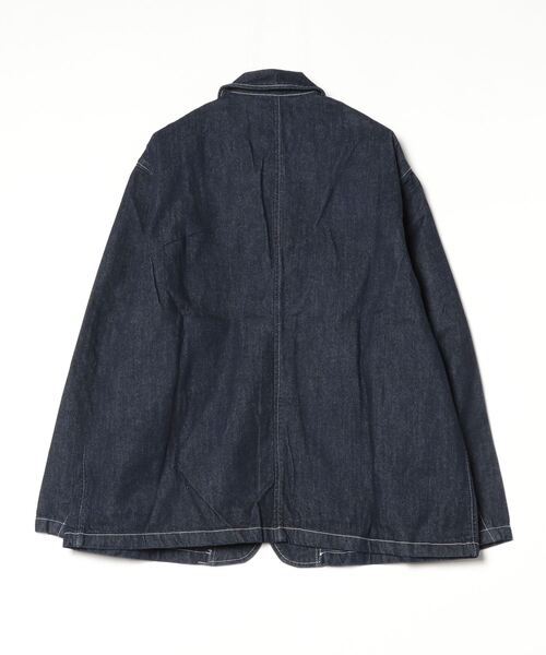 rehacer（レアセル）の「R. : OverSize Denim Work Jacket（テーラードジャケット・メンズ・インディゴブルー・LARGE/MEDIUM）」の2枚目の写真