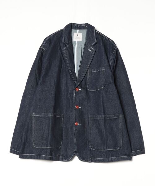 rehacer（レアセル）の「R. : OverSize Denim Work Jacket（テーラードジャケット・メンズ・インディゴブルー・LARGE/MEDIUM）」の9枚目の写真