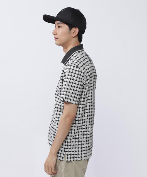 MASTER BUNNY EDITION（マスターバニーエディション）の「【MASTER BUNNY EDITION】エコブルー ドビーメッシュMサークルプリント半袖ポロシャツ（ポロシャツ・メンズ・グレー系その他2/ネイビー/グレー・LARGE/X-LARGE）」の17枚目の写真