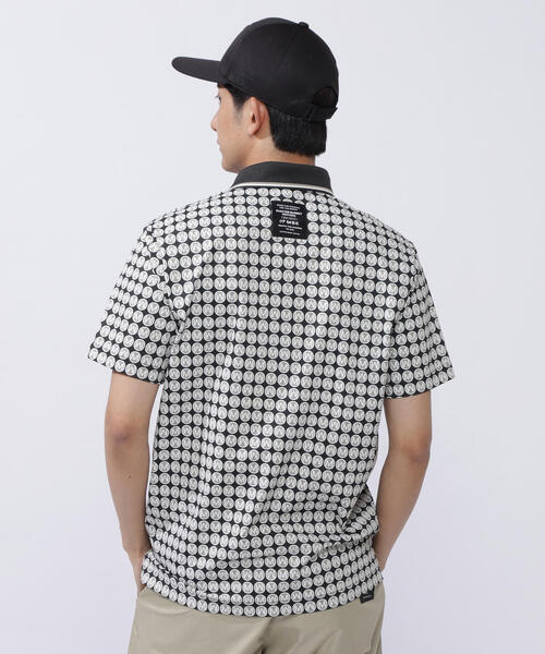 MASTER BUNNY EDITION（マスターバニーエディション）の「【MASTER BUNNY EDITION】エコブルー ドビーメッシュMサークルプリント半袖ポロシャツ（ポロシャツ・メンズ・グレー系その他2/ネイビー/グレー・LARGE/X-LARGE）」の18枚目の写真