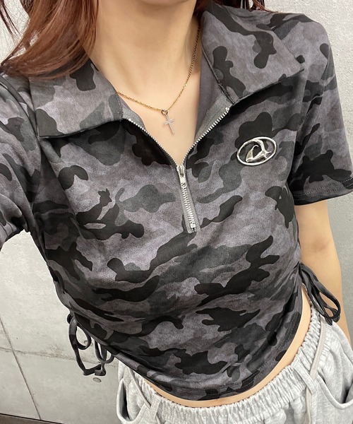 *上品モードな一枚*【CHANEL】コットンTシャツ 襟付き シャネル】ジャケット＆スカート ウール & コットン ツイード