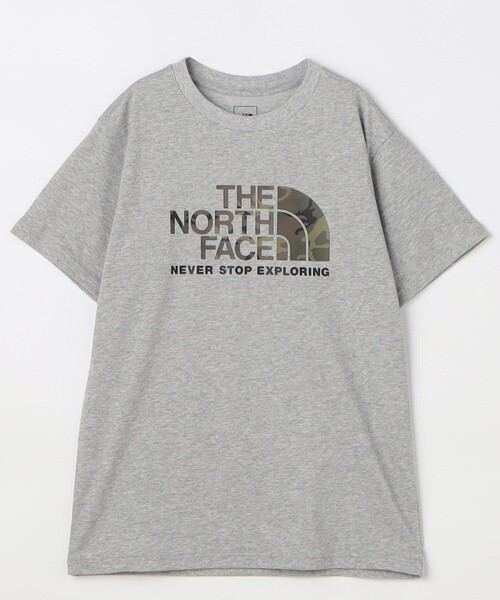 FREAK'S STORE（フリークスストア）の「限定展開 THE NORTH FACE/ザ・ノース・フェイス キッズ ショートスリーブカモロゴティー / NTJ32359（Tシャツ/カットソー・キッズ・グレー/ブラック/ホワイト・160/130/140/150）」の3枚目の写真