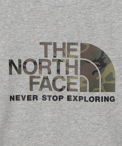 FREAK'S STORE（フリークスストア）の「限定展開 THE NORTH FACE/ザ・ノース・フェイス キッズ ショートスリーブカモロゴティー / NTJ32359（Tシャツ/カットソー・キッズ・グレー/ブラック/ホワイト・160/130/140/150）」の6枚目の写真