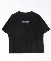 【AECA BLANC】アエカブラン/オーガニックコットン　ロゴプリントTシャツ