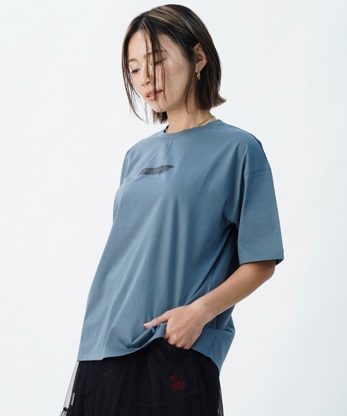 UNDICI・NOVE(ウンディッチノーベ)の「【AECA BLANC】アエカブラン/オーガニックコットン ロゴプリントTシャツ(Tシャツ/カットソー・レディース・ブルー/ブラック/ホワイト・L/M)」の18枚目の写真