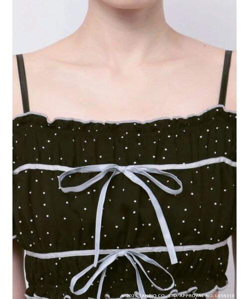 MERCURYDUO(マーキュリーデュオ)の「【メロクロコラボ】マイメロディシャーリングカットアウトワンピース(ワンピース・レディース・ブラック/レッド・SMALL/MEDIUM)」の18枚目の写真