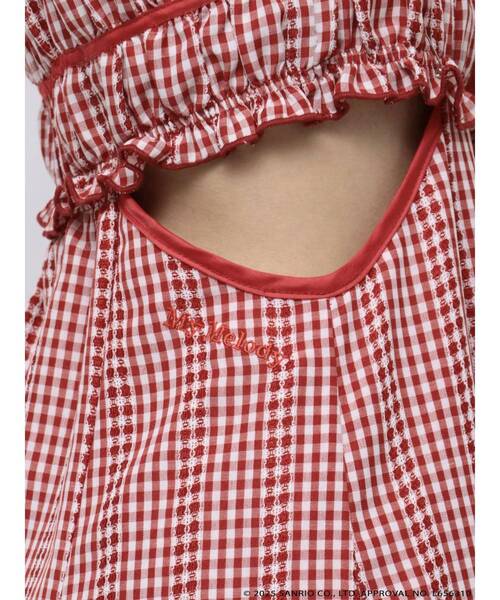 MERCURYDUO(マーキュリーデュオ)の「【メロクロコラボ】マイメロディシャーリングカットアウトワンピース(ワンピース・レディース・ブラック/レッド・SMALL/MEDIUM)」の22枚目の写真