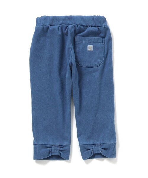 apres les cours（アプレレクール）の「【接触冷感】ひんやり後ろリボン/7days Style pants 8分丈_ジュニア対応（その他パンツ・キッズ・アイボリー/ブラック/インディゴブルー・140/130/120/110/100/90/80）」の12枚目の写真