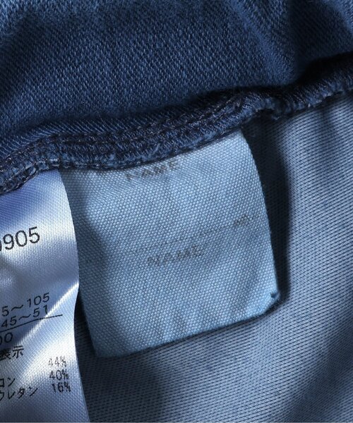 apres les cours（アプレレクール）の「【接触冷感】ひんやり後ろリボン/7days Style pants 8分丈_ジュニア対応（その他パンツ・キッズ・アイボリー/ブラック/インディゴブルー・140/130/120/110/100/90/80）」の14枚目の写真