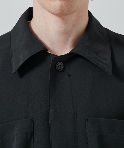 N.HOOLYWOOD(N.ハリウッド)の「別注 SHIRT BLOUSON(ブルゾン・メンズ・ブラック/ダークグレー・36/38)」の10枚目の写真