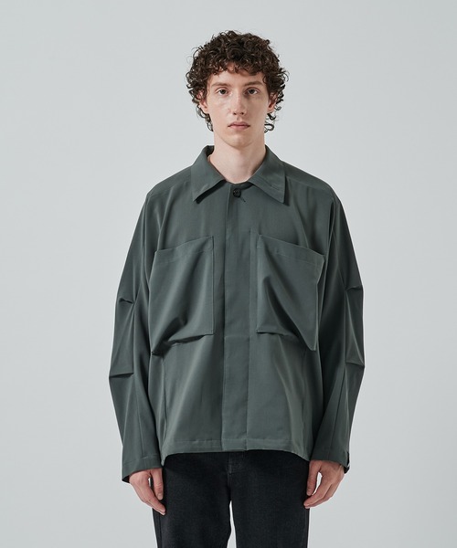 N.HOOLYWOOD(N.ハリウッド)の「別注 SHIRT BLOUSON(ブルゾン・メンズ・ブラック/ダークグレー・36/38)」の19枚目の写真