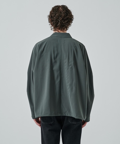 N.HOOLYWOOD(N.ハリウッド)の「別注 SHIRT BLOUSON(ブルゾン・メンズ・ブラック/ダークグレー・36/38)」の21枚目の写真