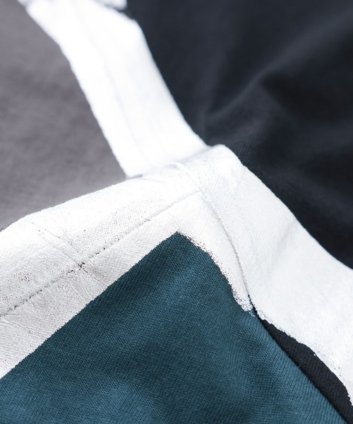 kOhAKU(コハク)の「『配色切替箔ラインカットソー』(Tシャツ/カットソー・レディース・ブラック/オフホワイト・1/2)」の21枚目の写真