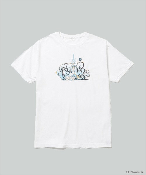 F-LAGSTUF-F(フラグスタフ)の「【F-LAGSTA-F】GRAFF TEE(Tシャツ/カットソー・メンズ・ブラック/ホワイト・L/M)」の1枚目の写真
